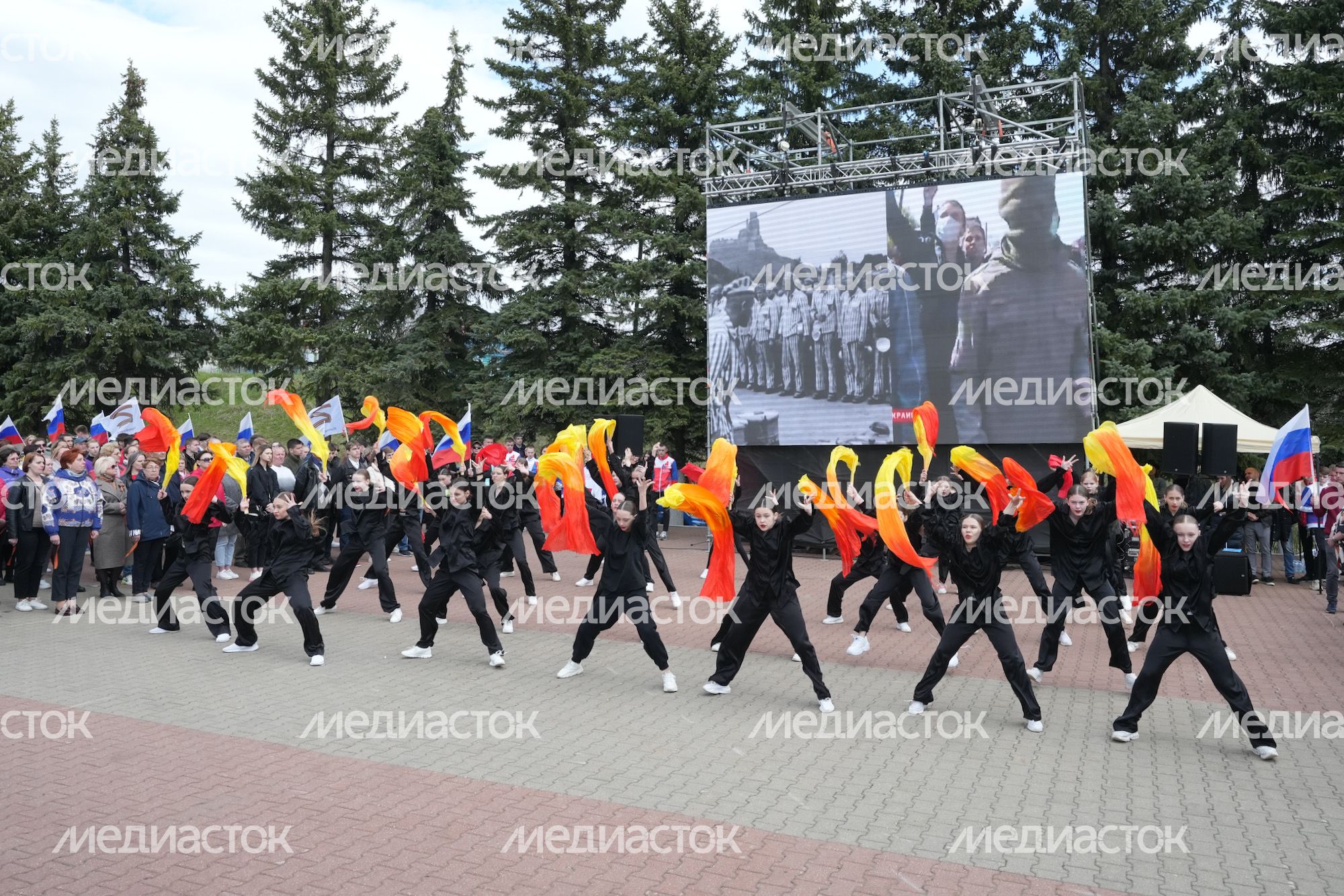 Церемония присвоения почётного звания Московской области «Населённый пункт воинской доблести» посёлку Зендиково