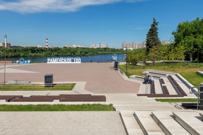 Благоустройство набережной Борисоглебского озера в Раменском парке