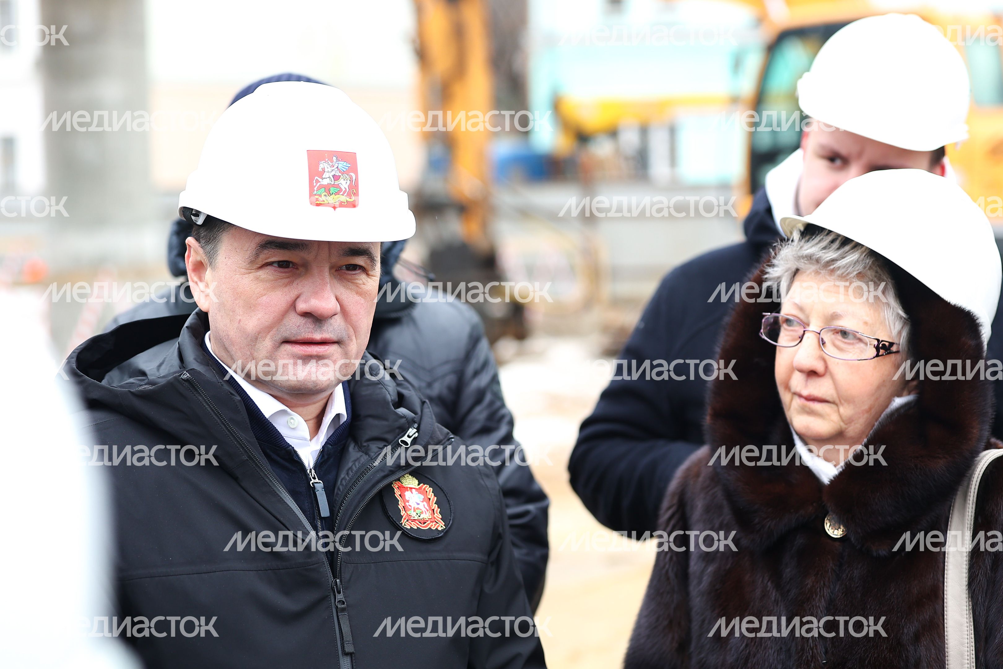 Проверка губернатором строительства эстакады в Люберцах
