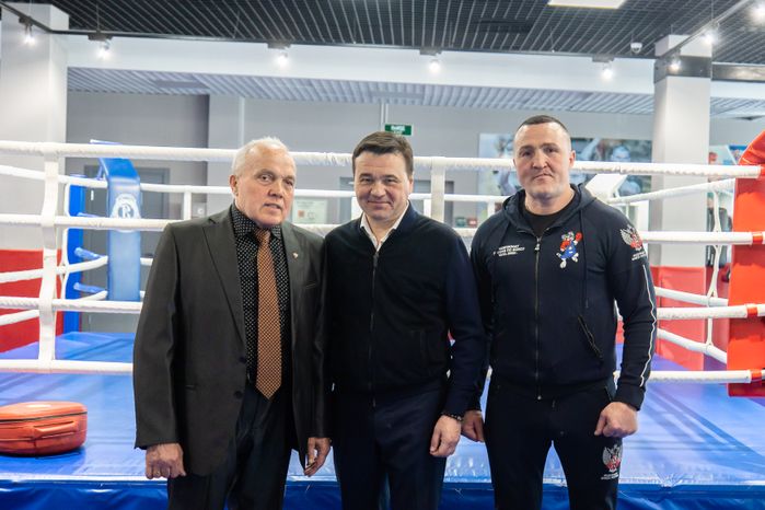 Посещение дворца спорта в Чехове Губернатором Подмосковья