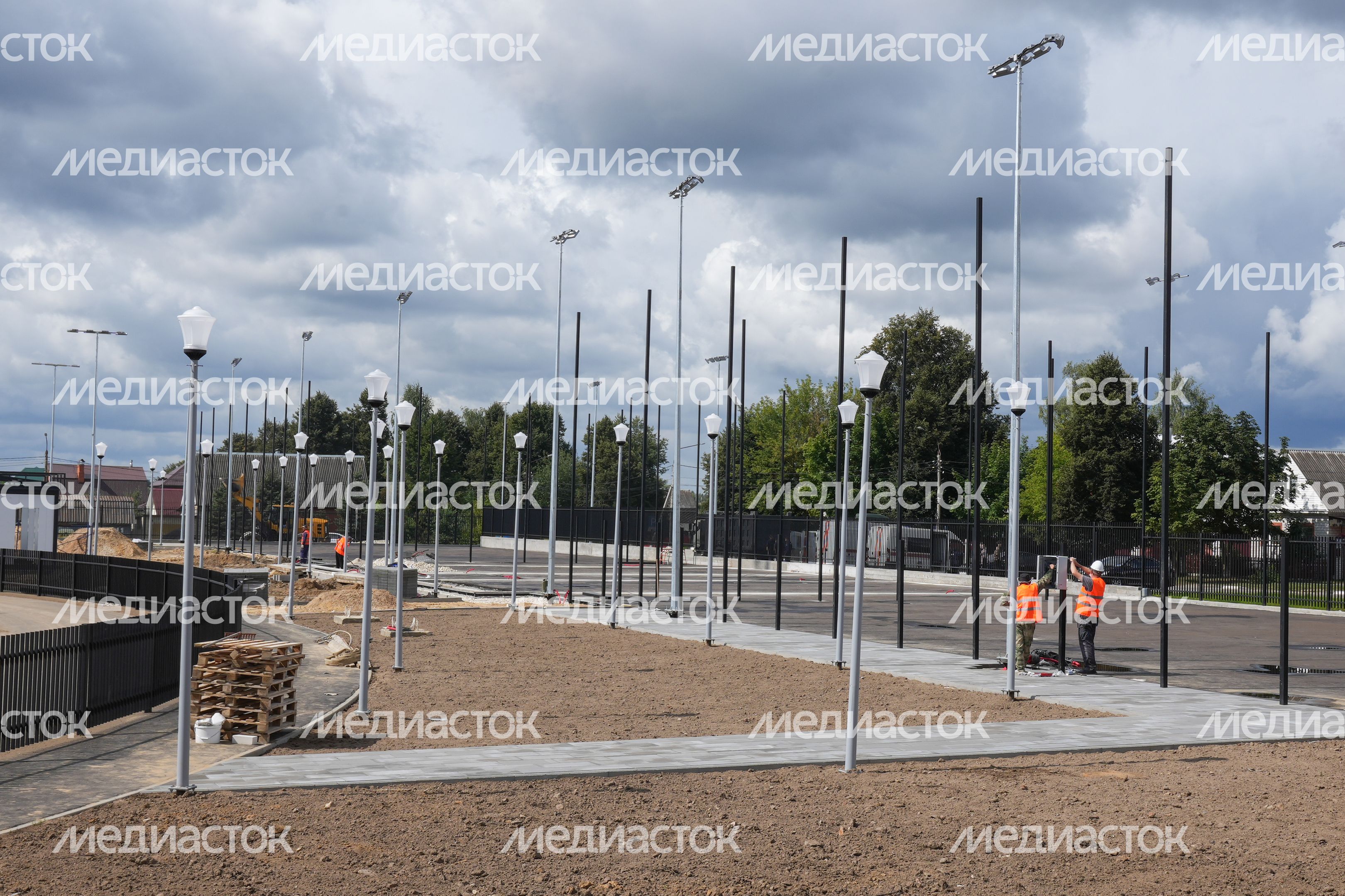 Реконструкция стадиона "Мещера" в Егорьевске
