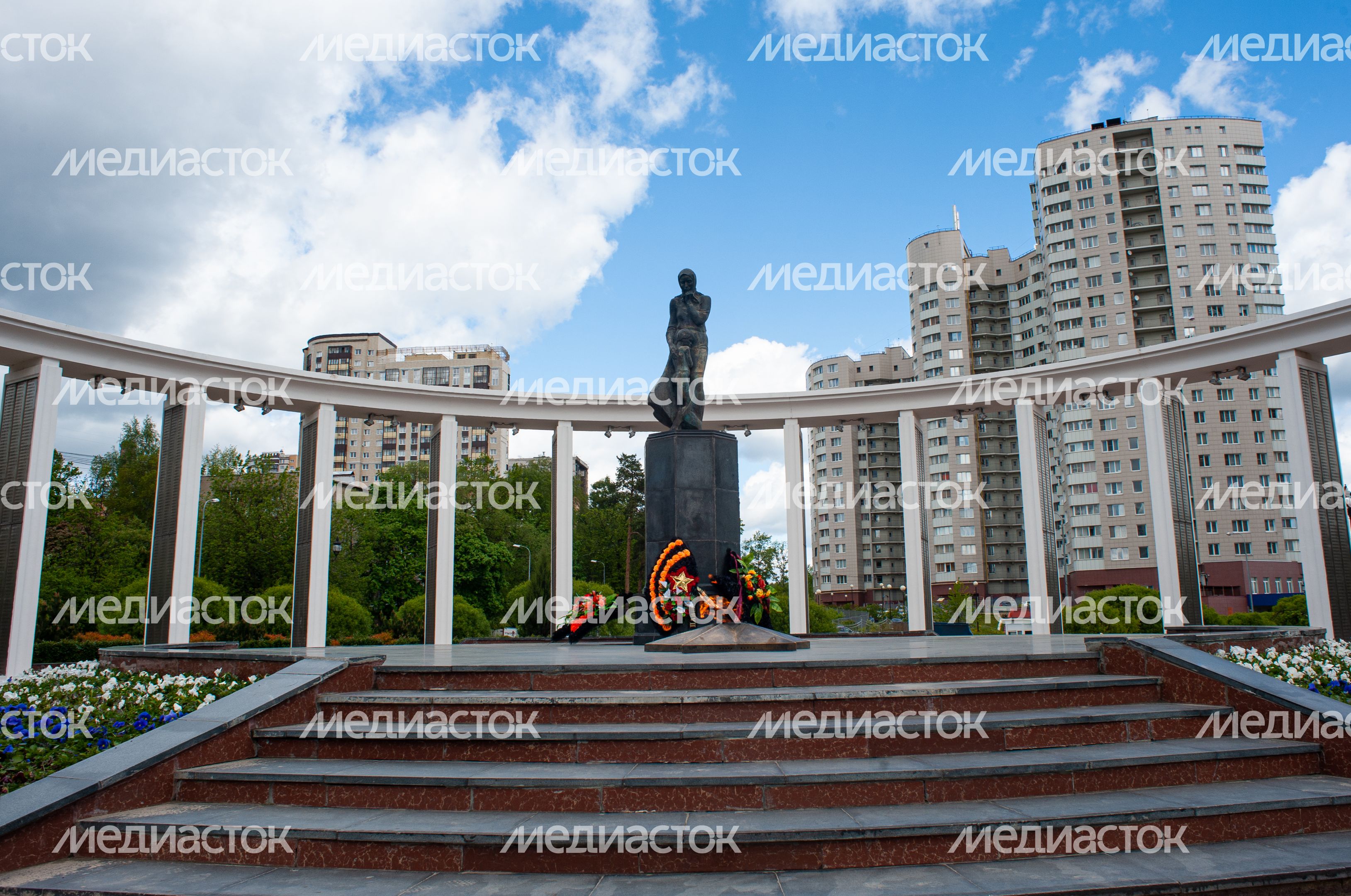 Весенние виды города Пушкино
