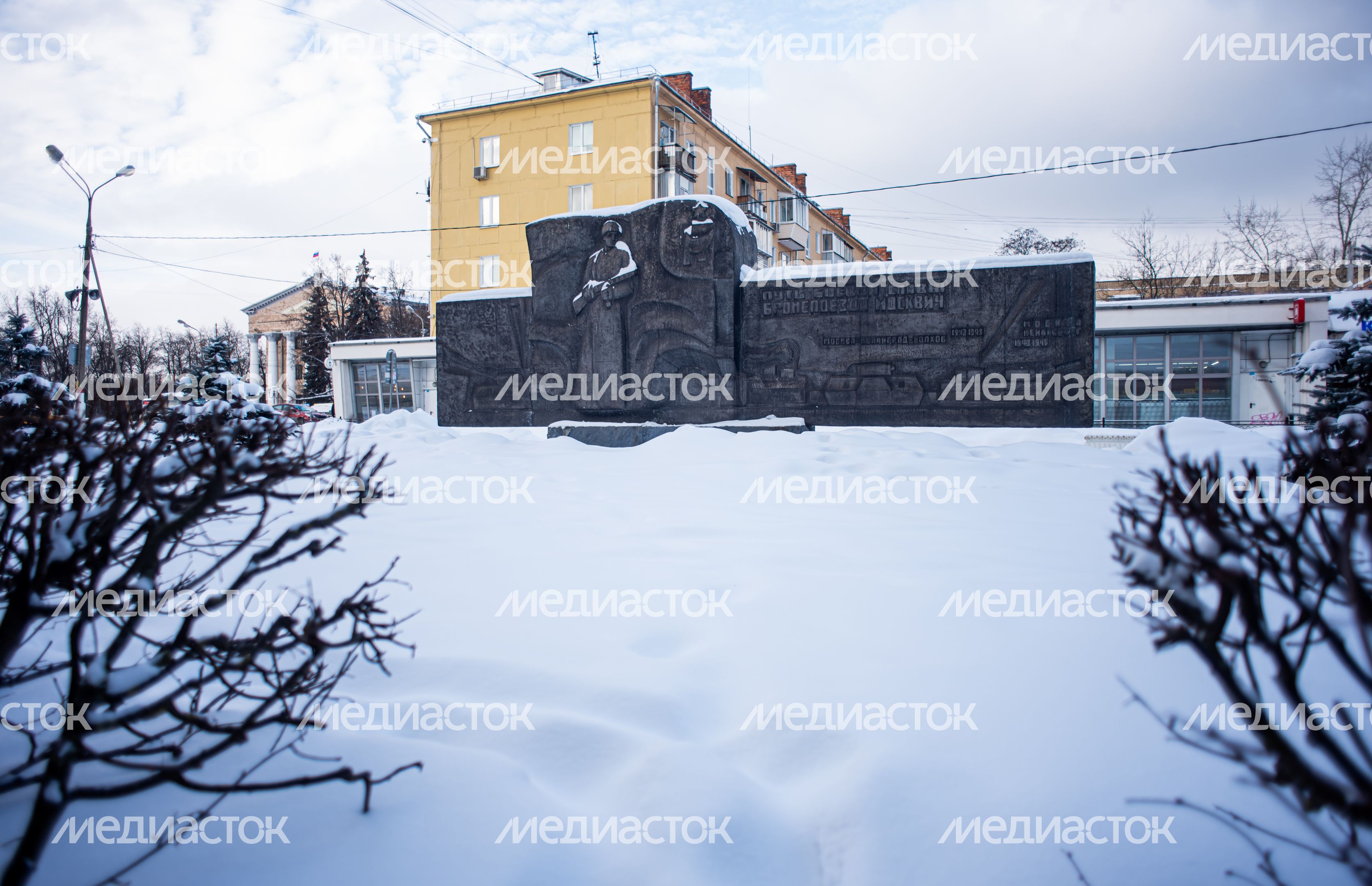 Зимние виды города Жуковский