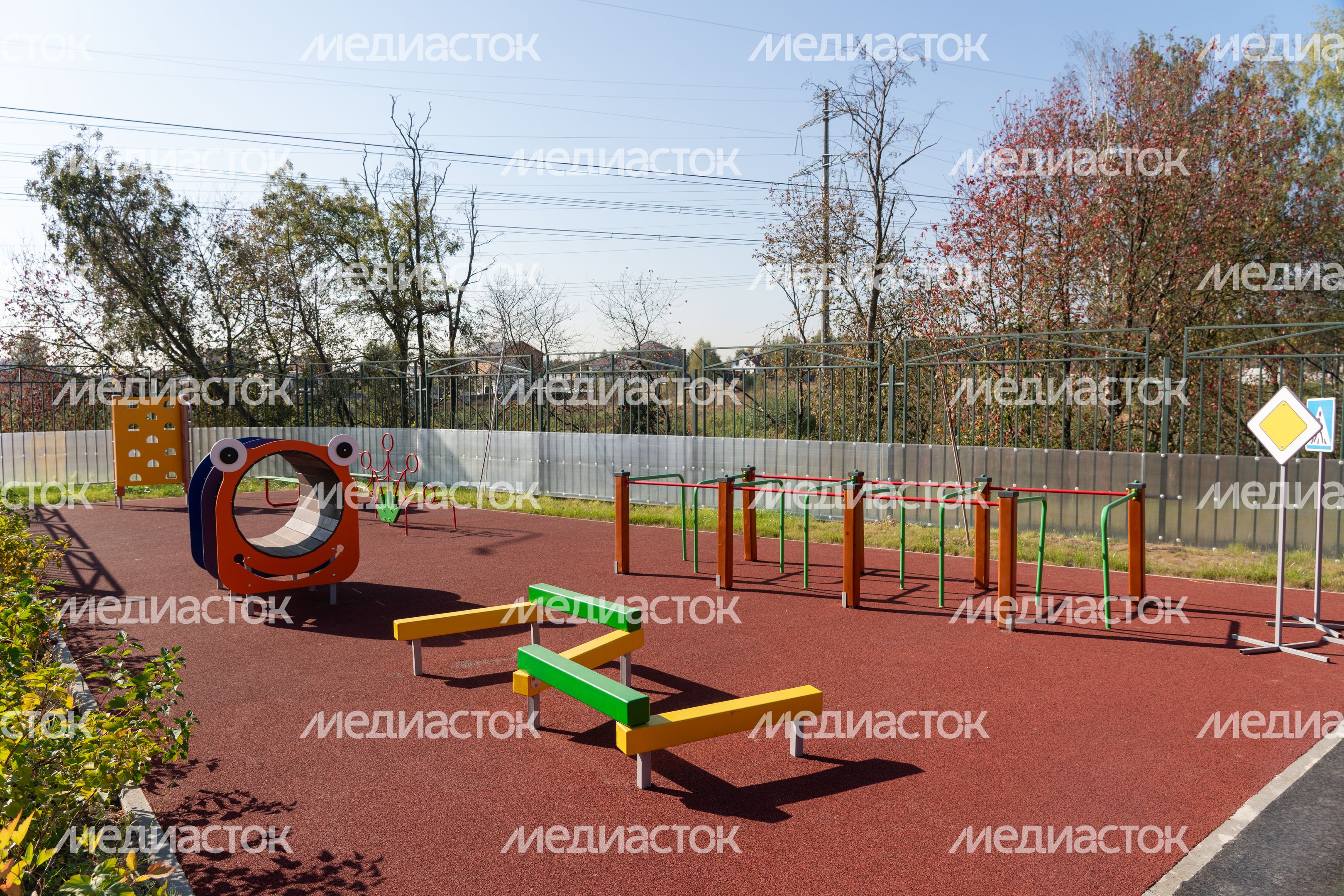 Новый детский сад «Березка» в деревне Сабурово округа Красногорск