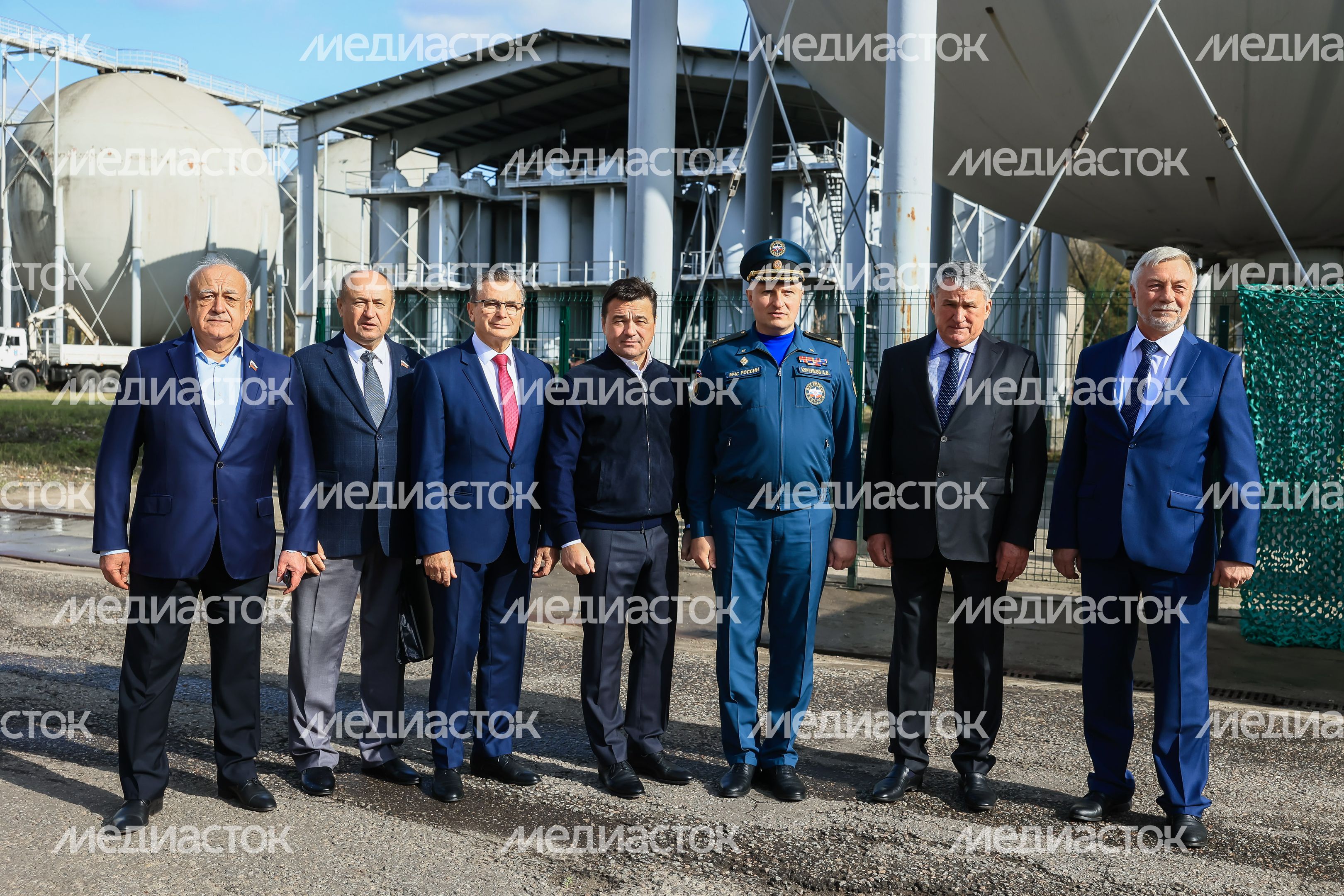 Открытие Всероссийской тренировки по гражданской обороне с участием Андрея Воробьева