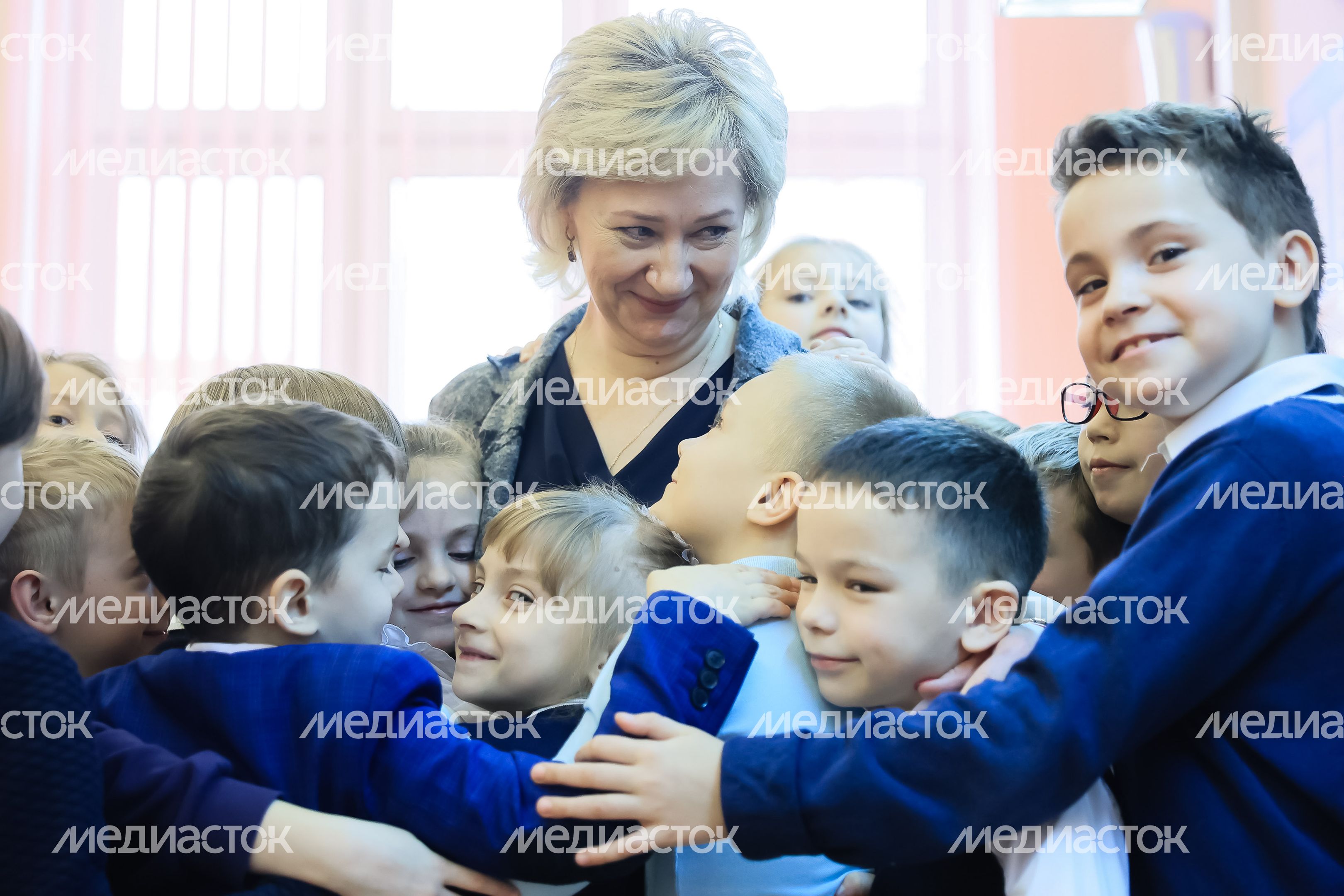 Встреча Губернатора Подмосковья со школьниками из Балашихи, чьи близкие находятся в зоне СВО