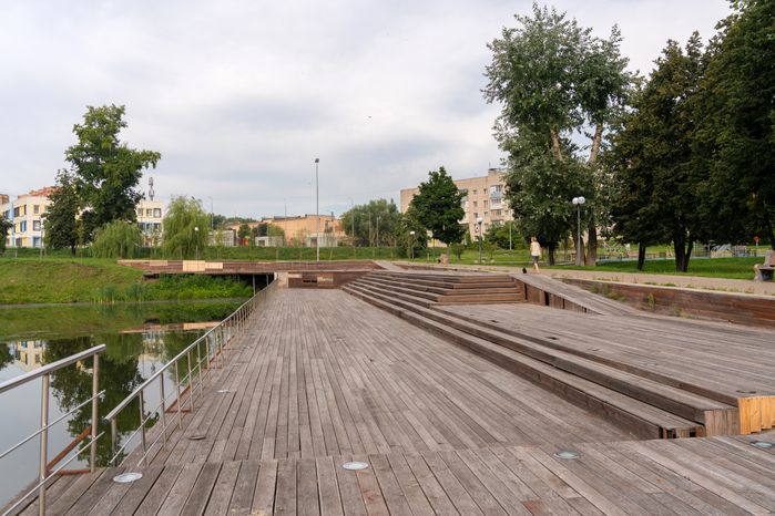Парк «Жемчужина» летом в Серпухове