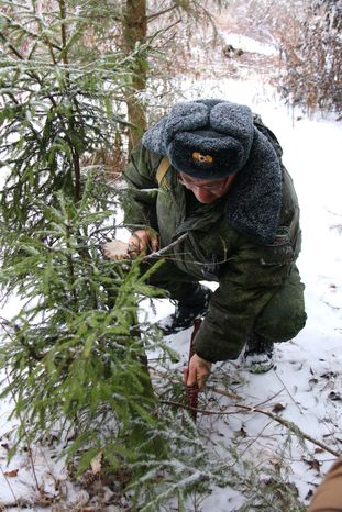 Рейд лесной охраны в Подольском лесничестве