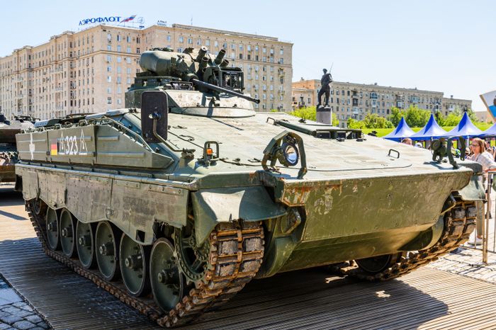 Выставка вооружения в Парке Победы, посвященная СВО