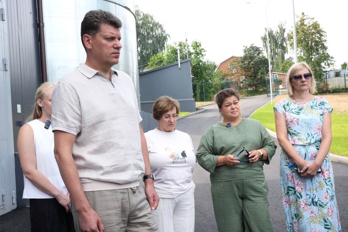 Депутат Госдумы Денис Кравченко проверил ход реконструкции ВЗУ №1 в Яхроме