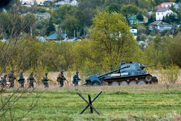 XIX Военно-исторический фестиваль "Огненная дуга" в Ступино