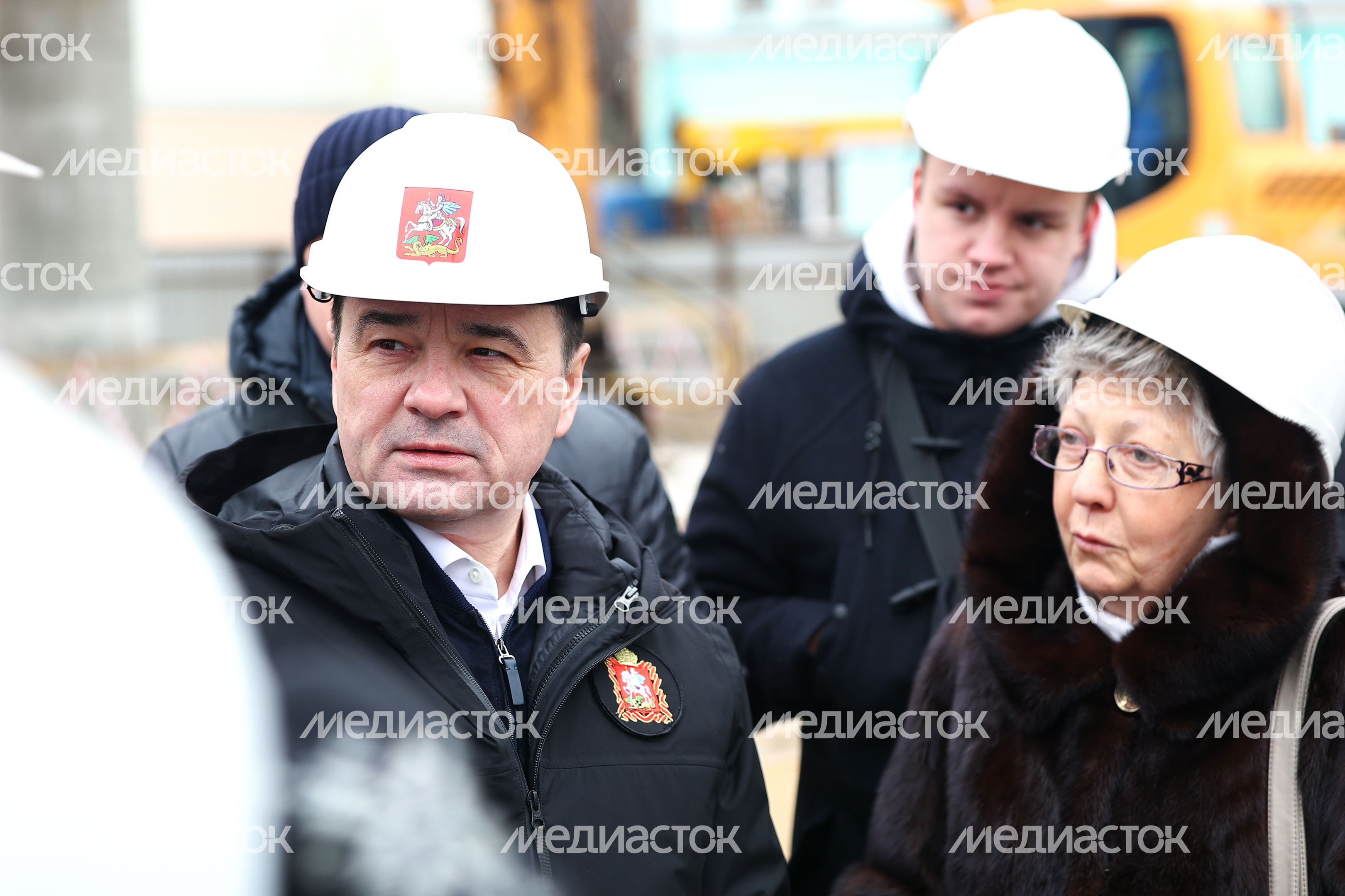 Проверка губернатором строительства эстакады в Люберцах