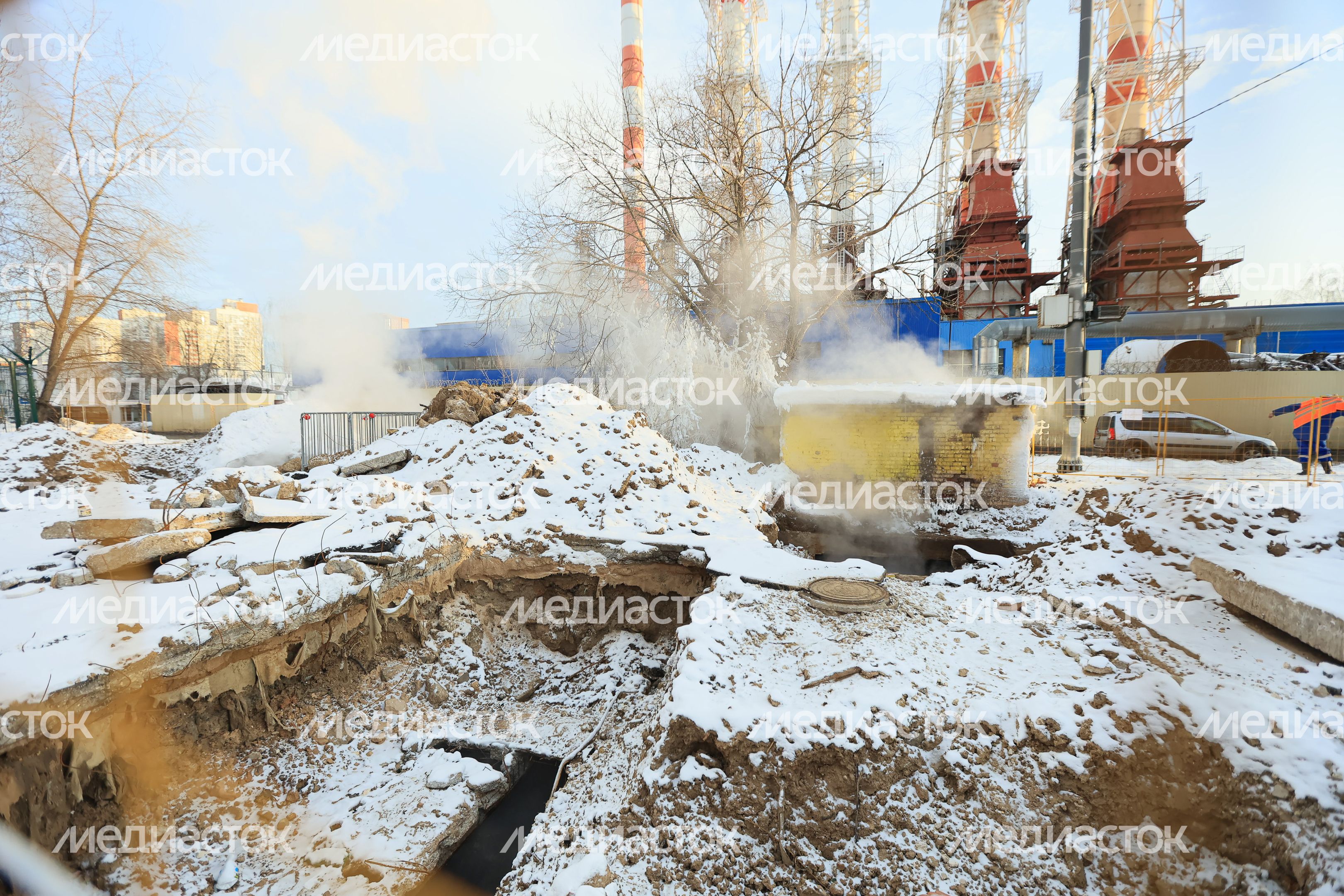 Посещение губернатором Подмосковья мкр. Новые Химки