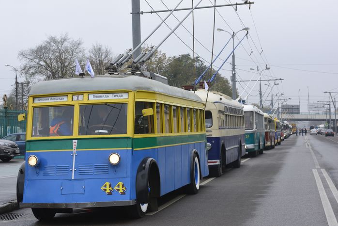 Праздник московского троллейбуса в Москве