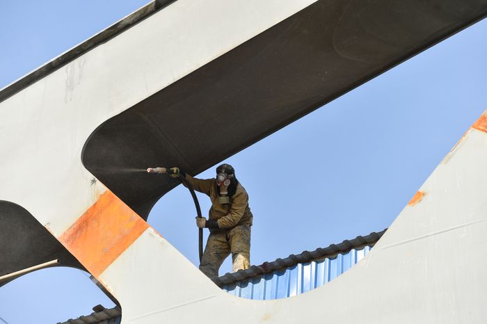 Надвижка арочного пролета на развязке Ленинградского шоссе в Химках