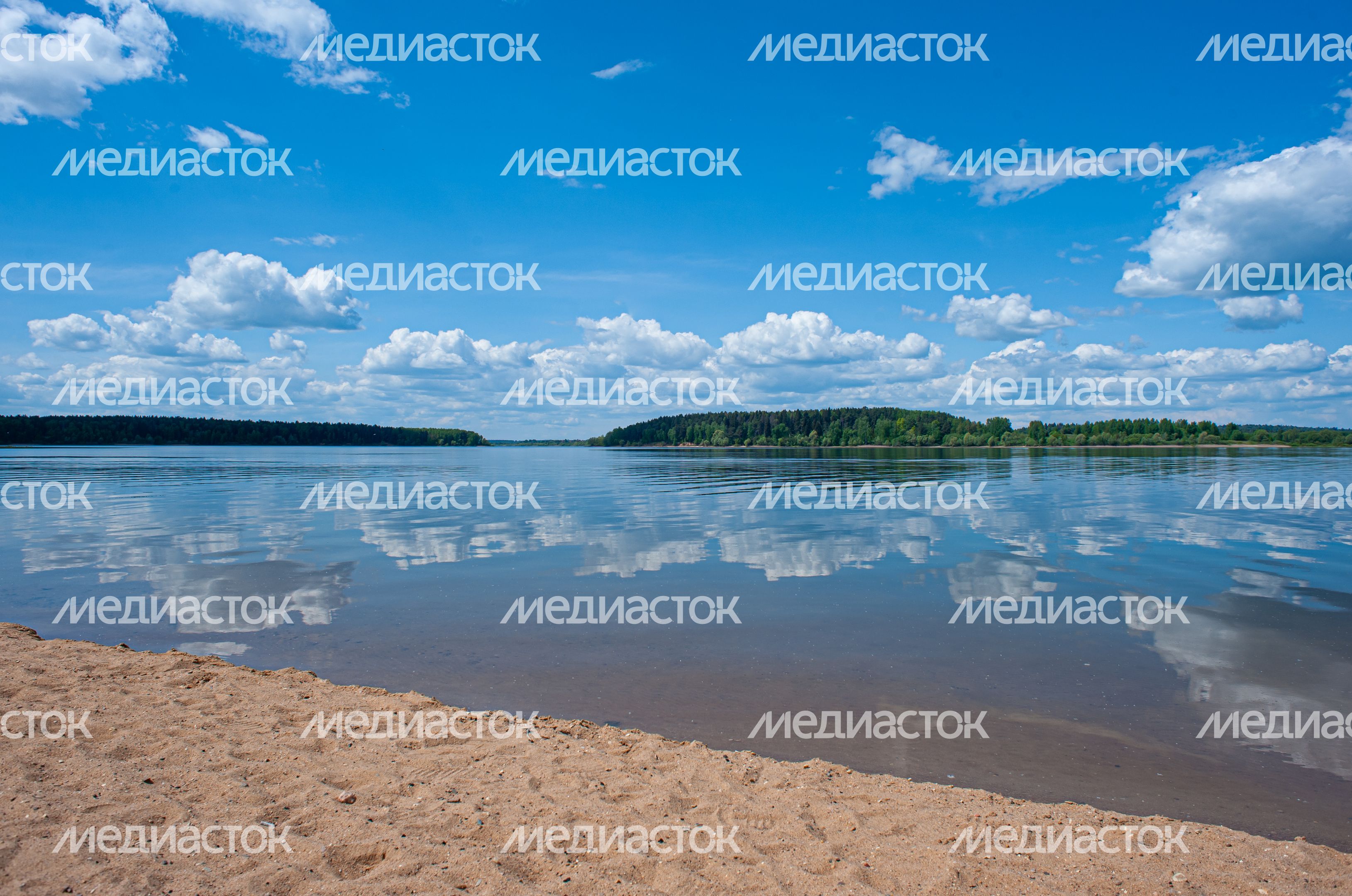 Весенние виды города Руза