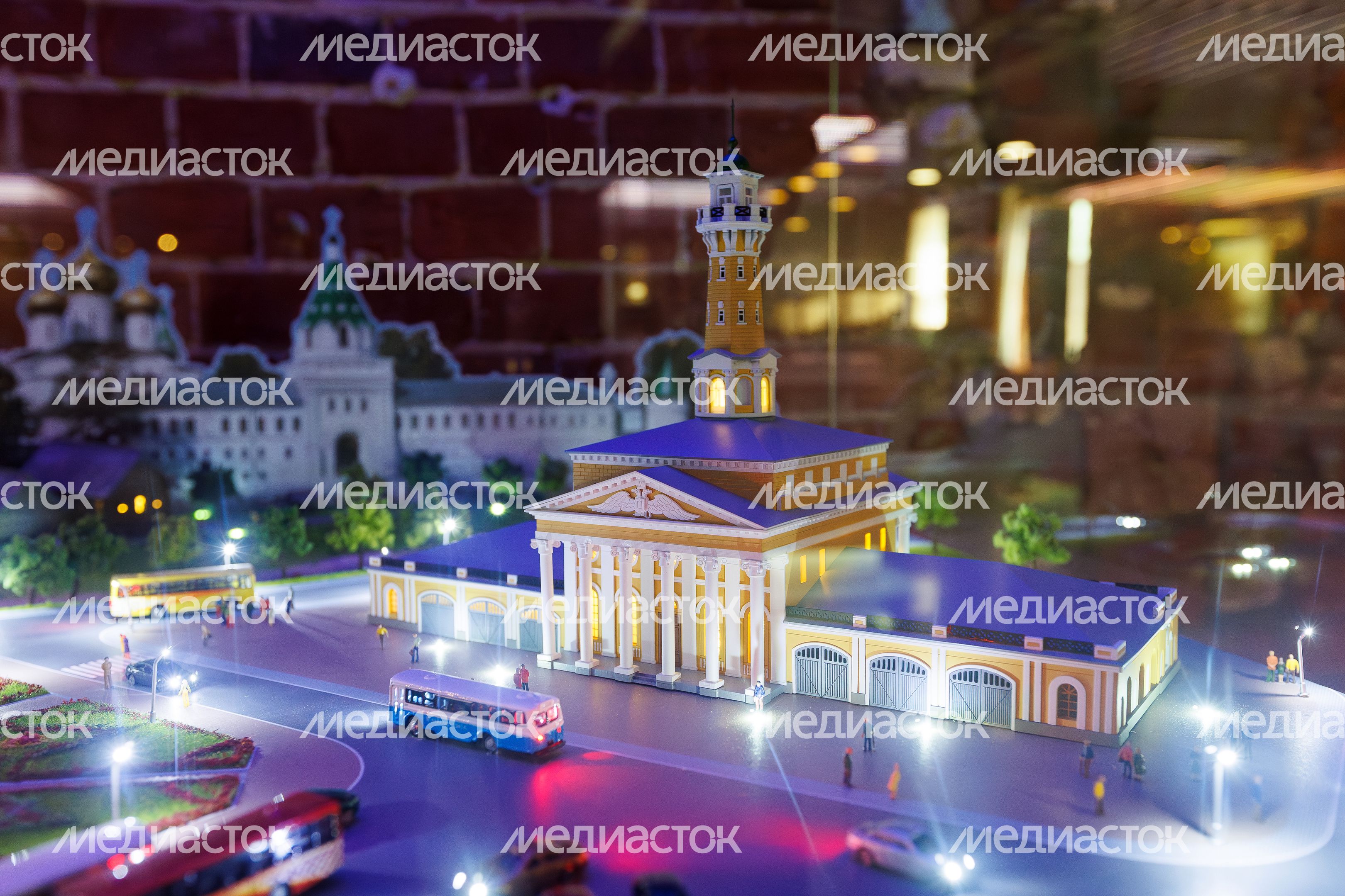 Макет достопримечательностей Золотого кольца - Кострома в Музее архитектуры в миниатюре «Арт-макет» Сергиева Посада Макет достопримечательностей Золотого кольца - Кострома в Музее архитектуры в миниатюре «Арт-макет» Сергиева Посада