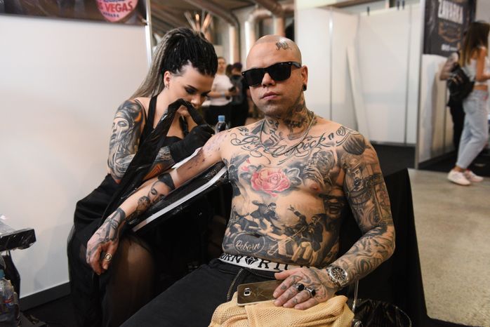 Открытие фестиваля «Russian Tattoo Expo» в Москве