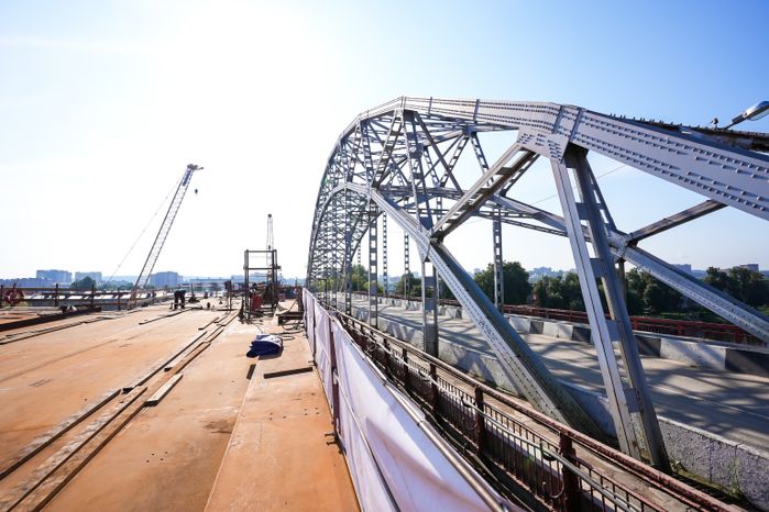 Возведение нового Рогачевского моста в Дмитрове