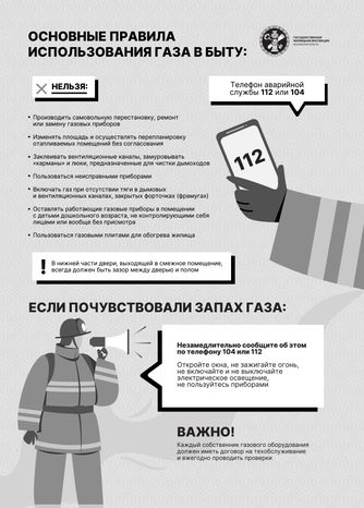 Основные правила использования газа в быту