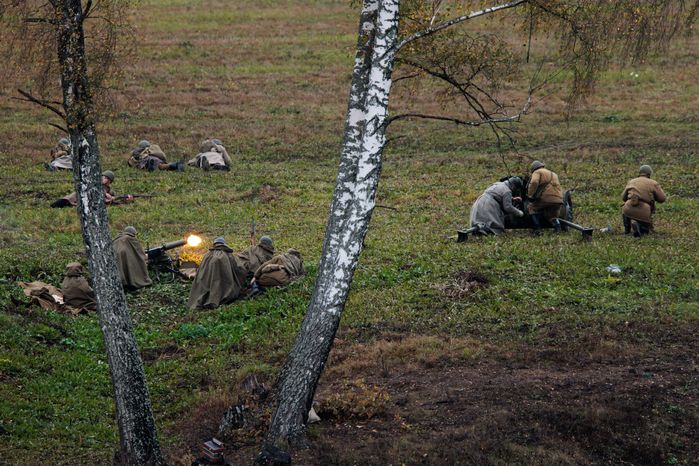 Военно-исторический фестиваль «Москва за нами. 1941 год» на Бородинском поле