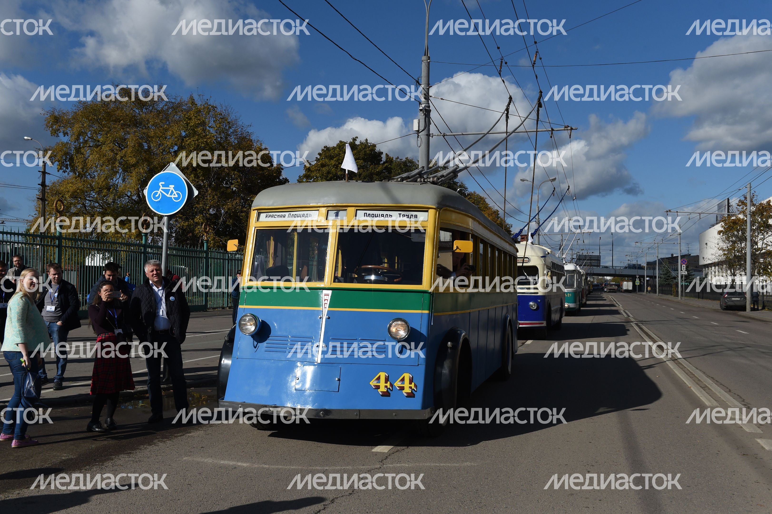 Парад ретро-троллейбусов