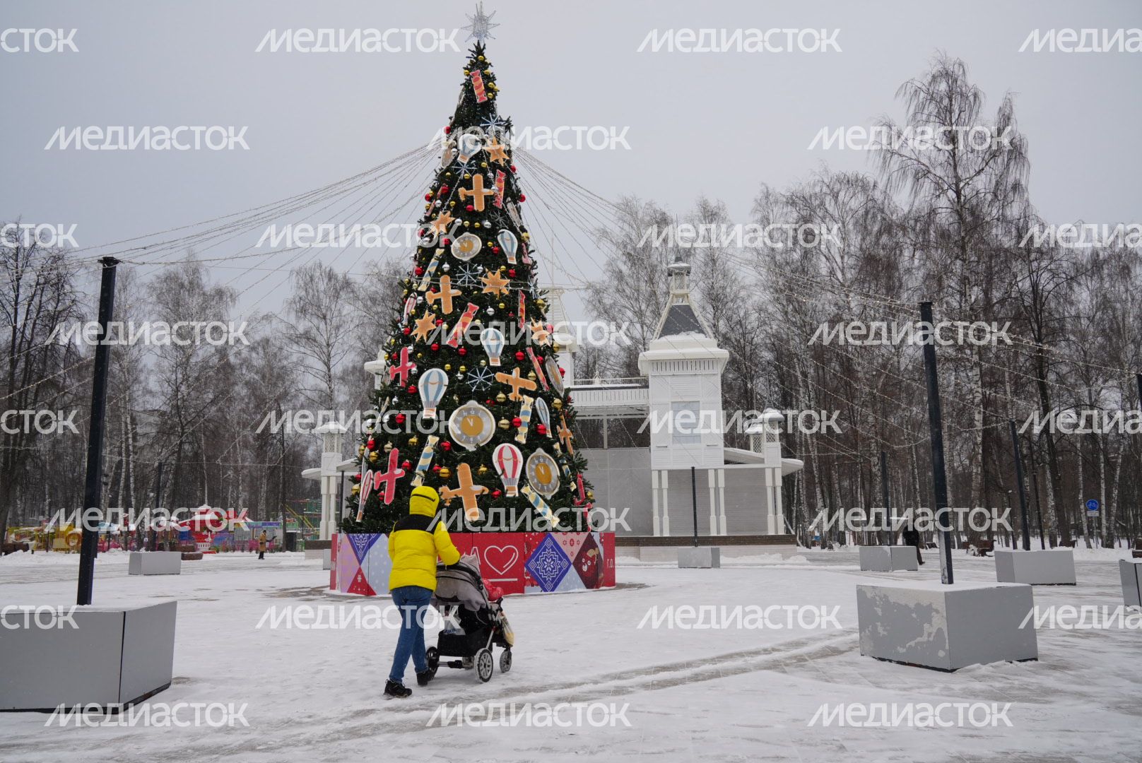 Проверка Губернатором Центрального парка культуры и отдыха в Пушкино