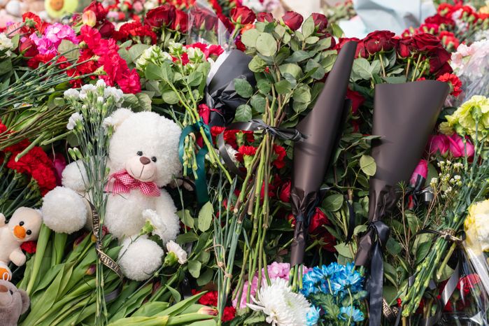 Мемориал памяти погибших в «Крокус Сити Холле» в Красногорске