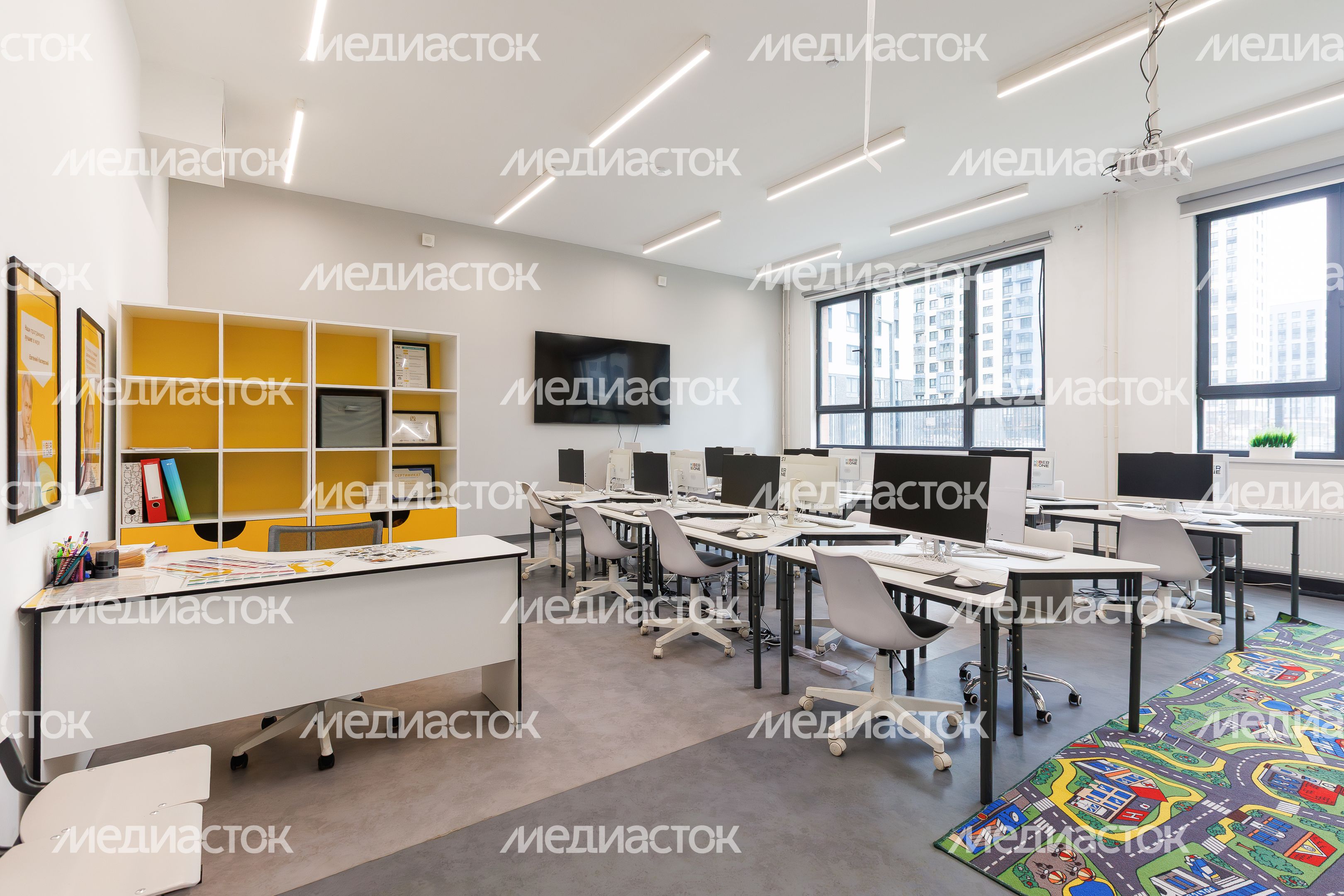 Учебный класс Образовательного комплекса «Маяк» в деревне Ям округа Домодедово Учебный класс Образовательного комплекса «Маяк» в деревне Ям округа Домодедово