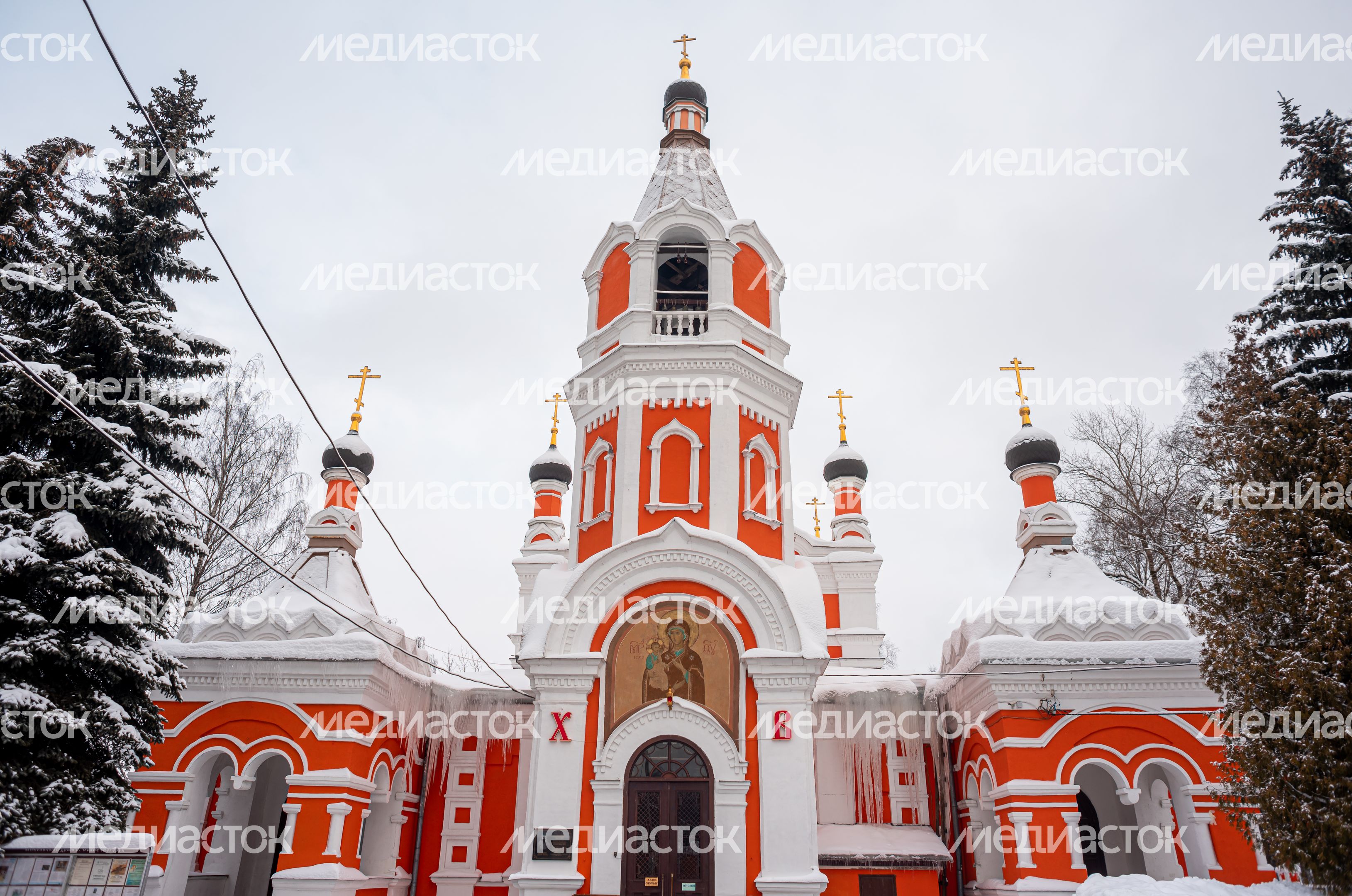 Зимние виды города Солнечногорск