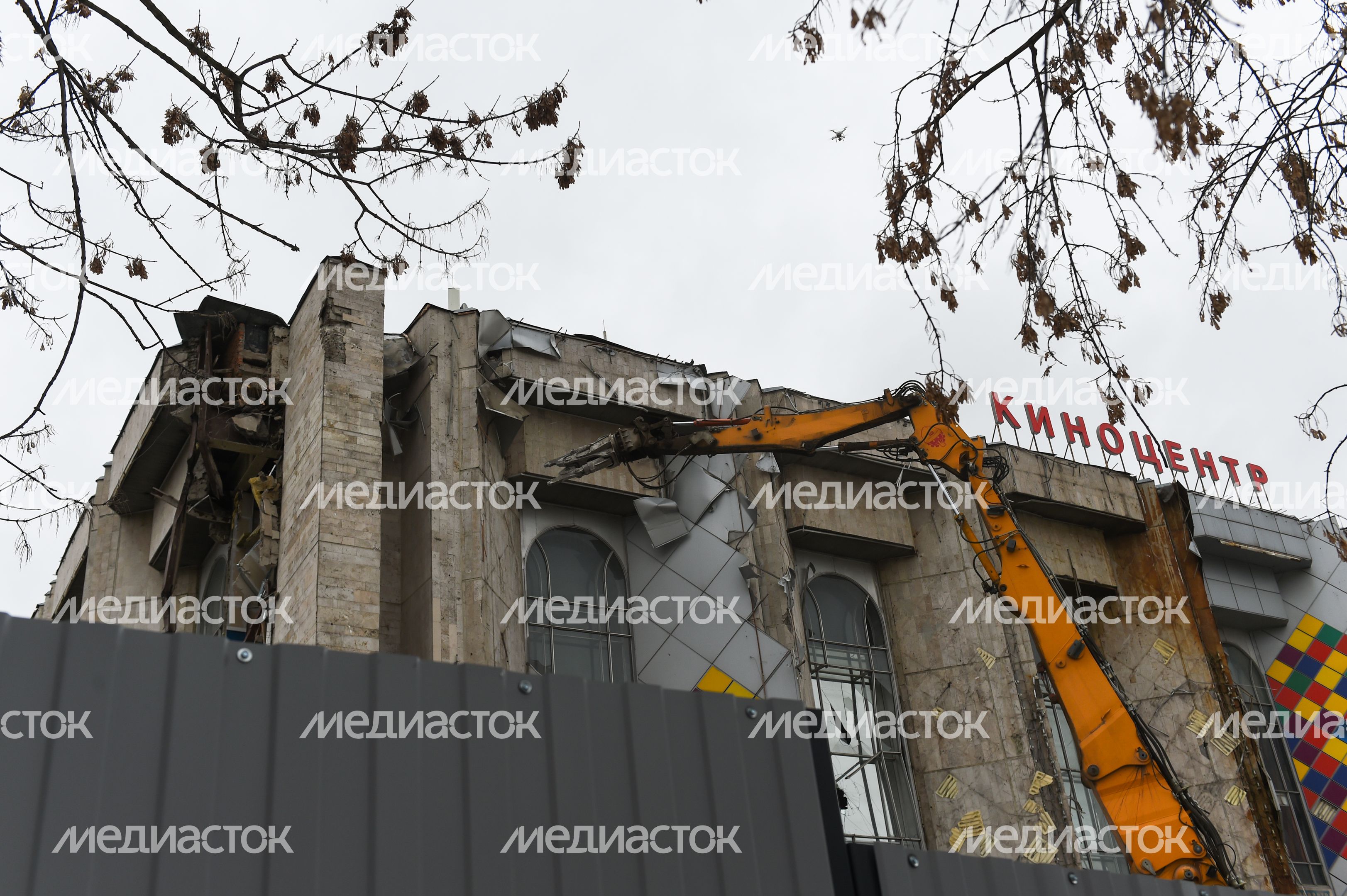 Снос кинотеатра «Соловей» в Москве