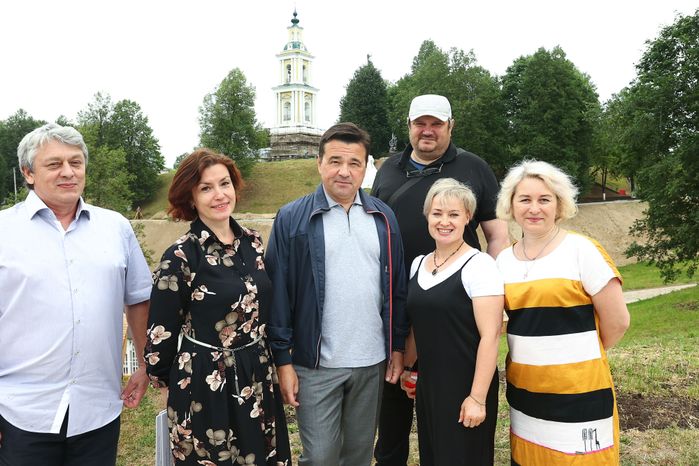 Проверка хода капремонта начальной школы СОШ №1 в Верее Губернатором Подмосковья
