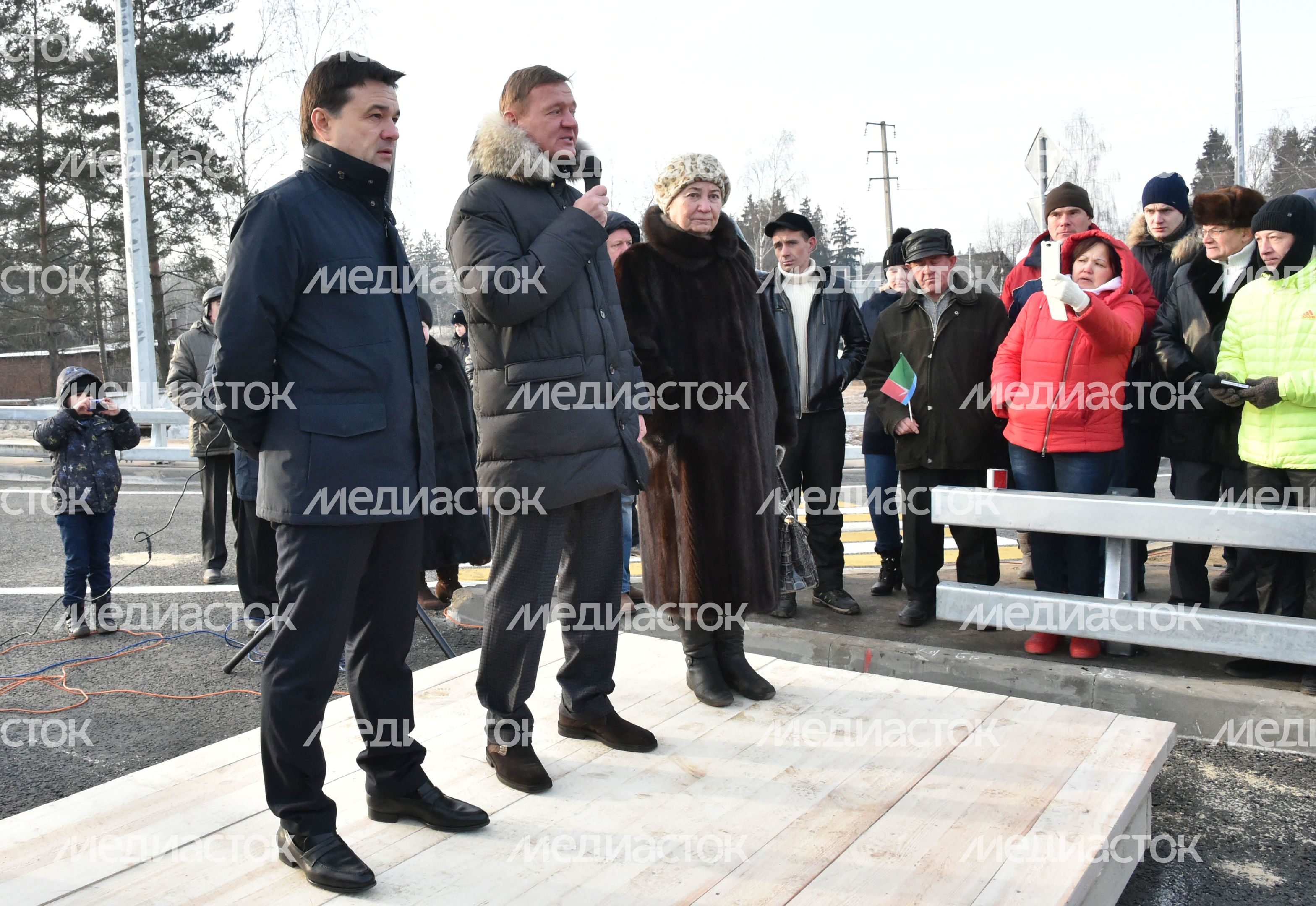 Открытие путепровода на Московском малом кольце Открытие путепровода на Московском малом кольце