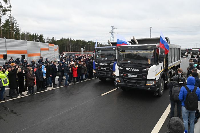 Открытие пускового комплекса № 3 Центральной кольцевой автомобильной дороги