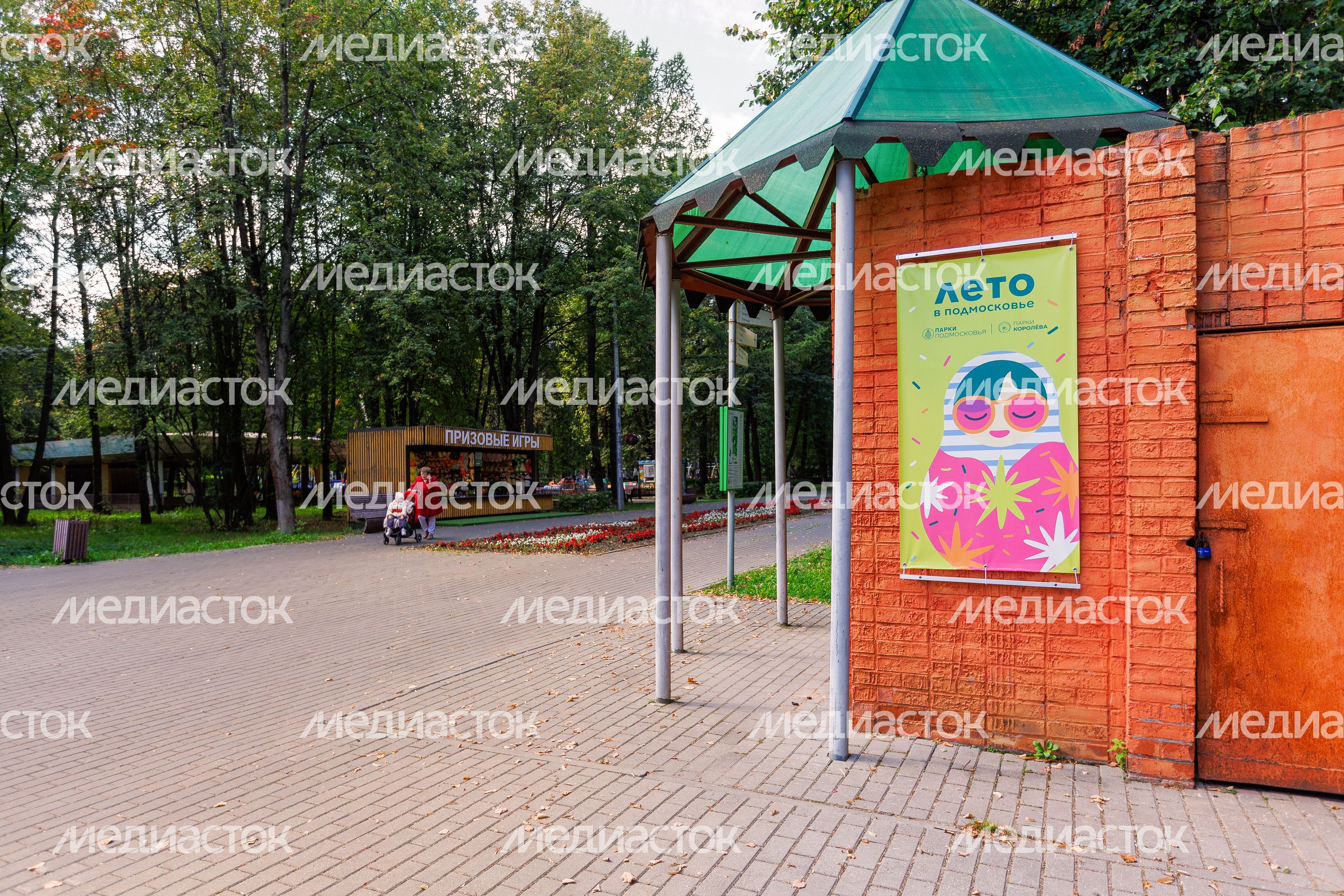 Центральный городской парк им. М.И. Калинина в Королеве летом Центральный городской парк им. М.И. Калинина в Королеве летом