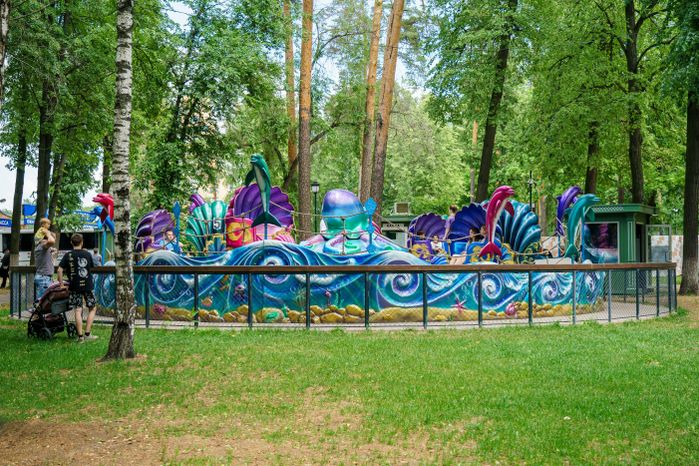 Раменский городской парк культуры и отдыха летом