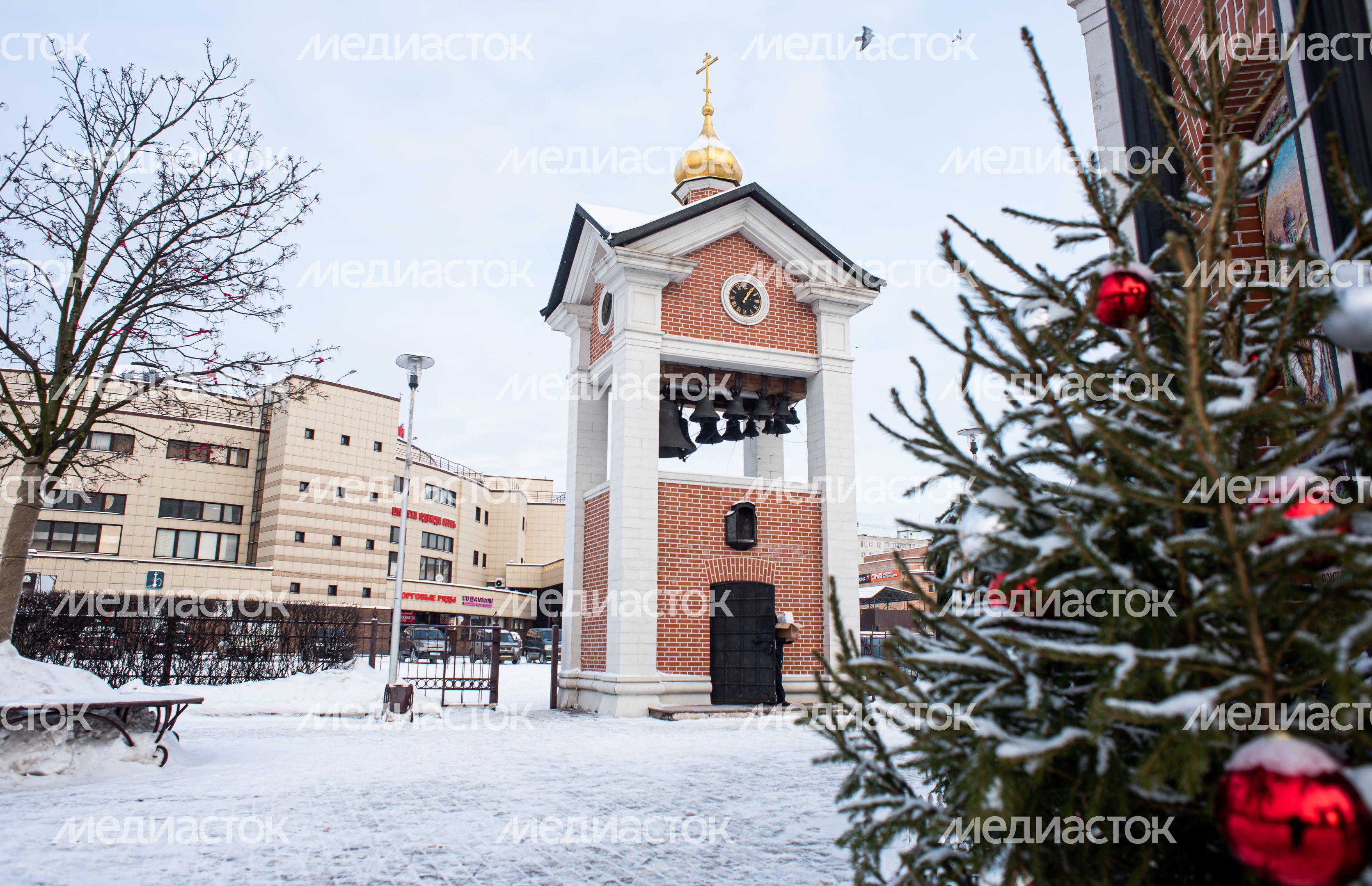 Зимние виды города Щелково