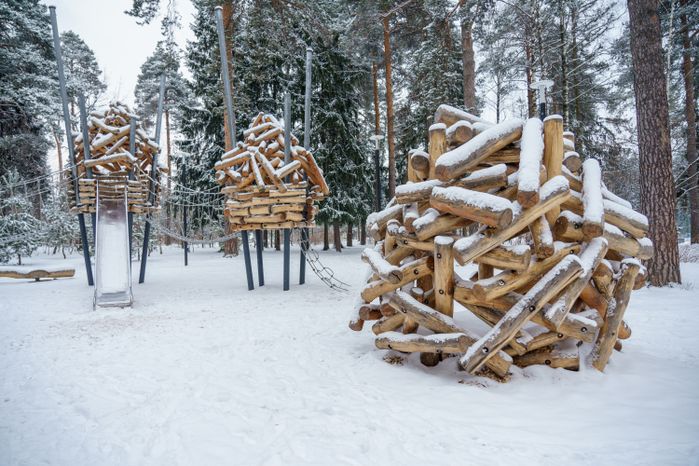 Балашиха. Пестовский парк. Зима