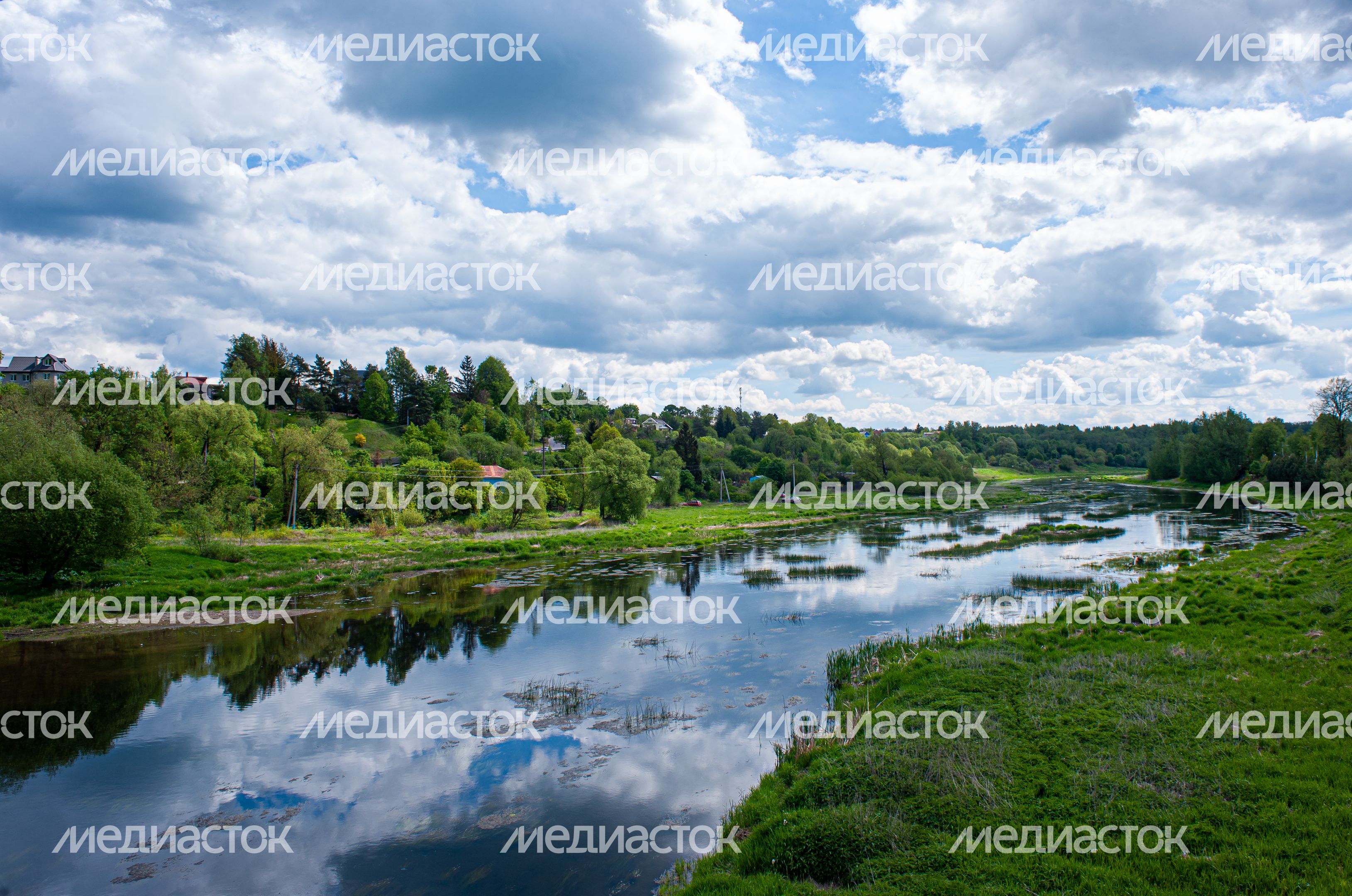 Весенние виды города Руза