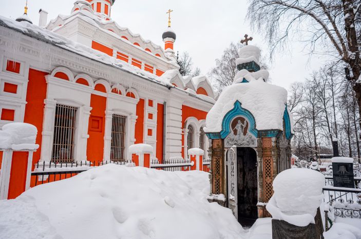 Зимние виды города Солнечногорск