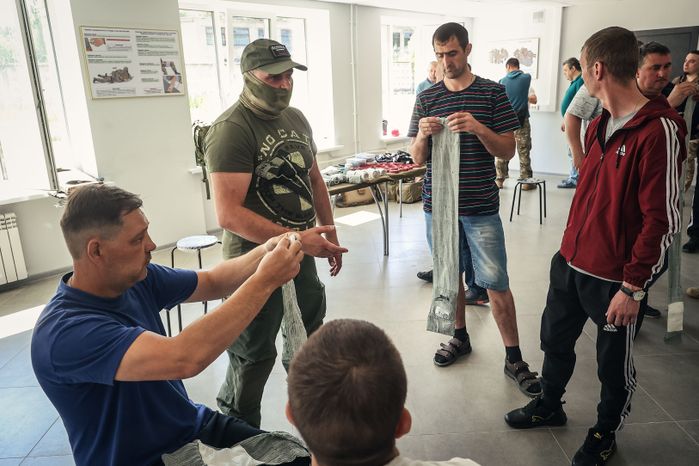 Работа Московского областного пункта отбора на военную службу по контракту в Балашихе