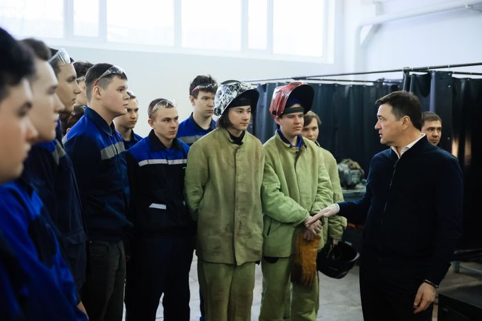 Посещение Губернатором Павлово-Посадского Техникума