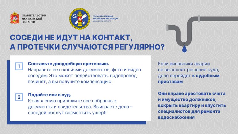 Залили соседей
