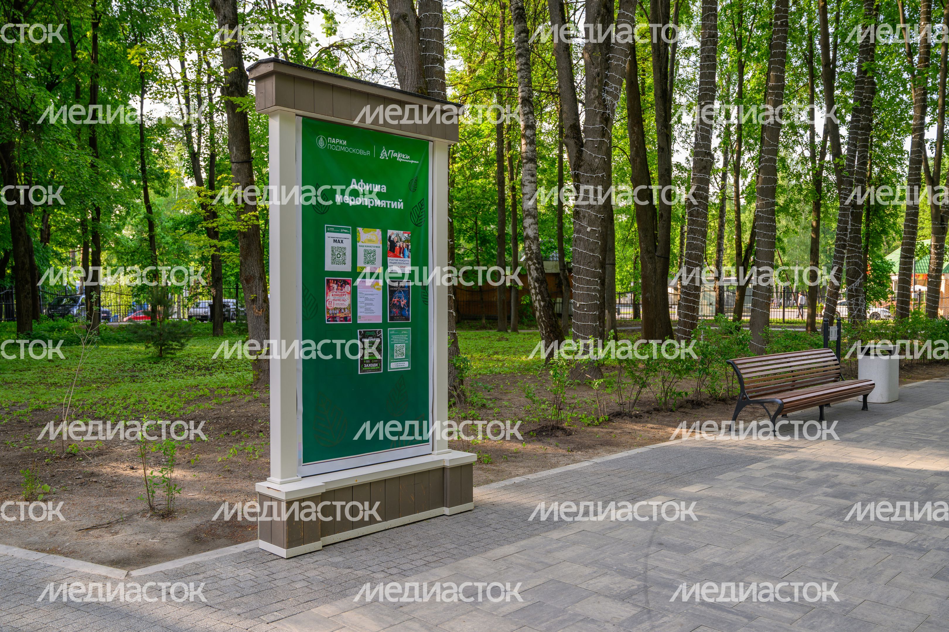 Красногорский городской парк весной Красногорский городской парк весной
