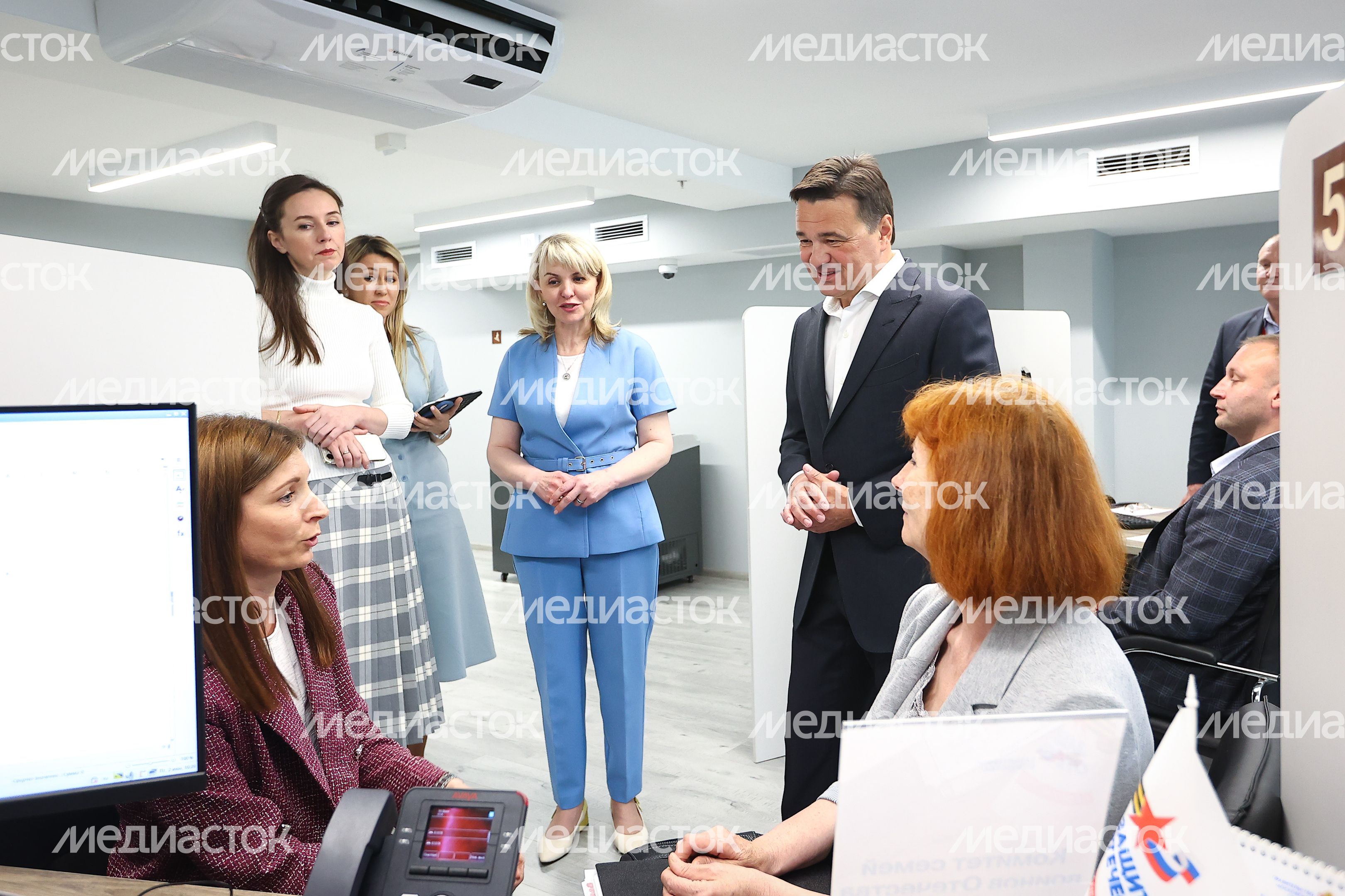 Встреча Губернатора Подмосковья с сотрудниками регионального отделения Фонда «Защитники Отечества»