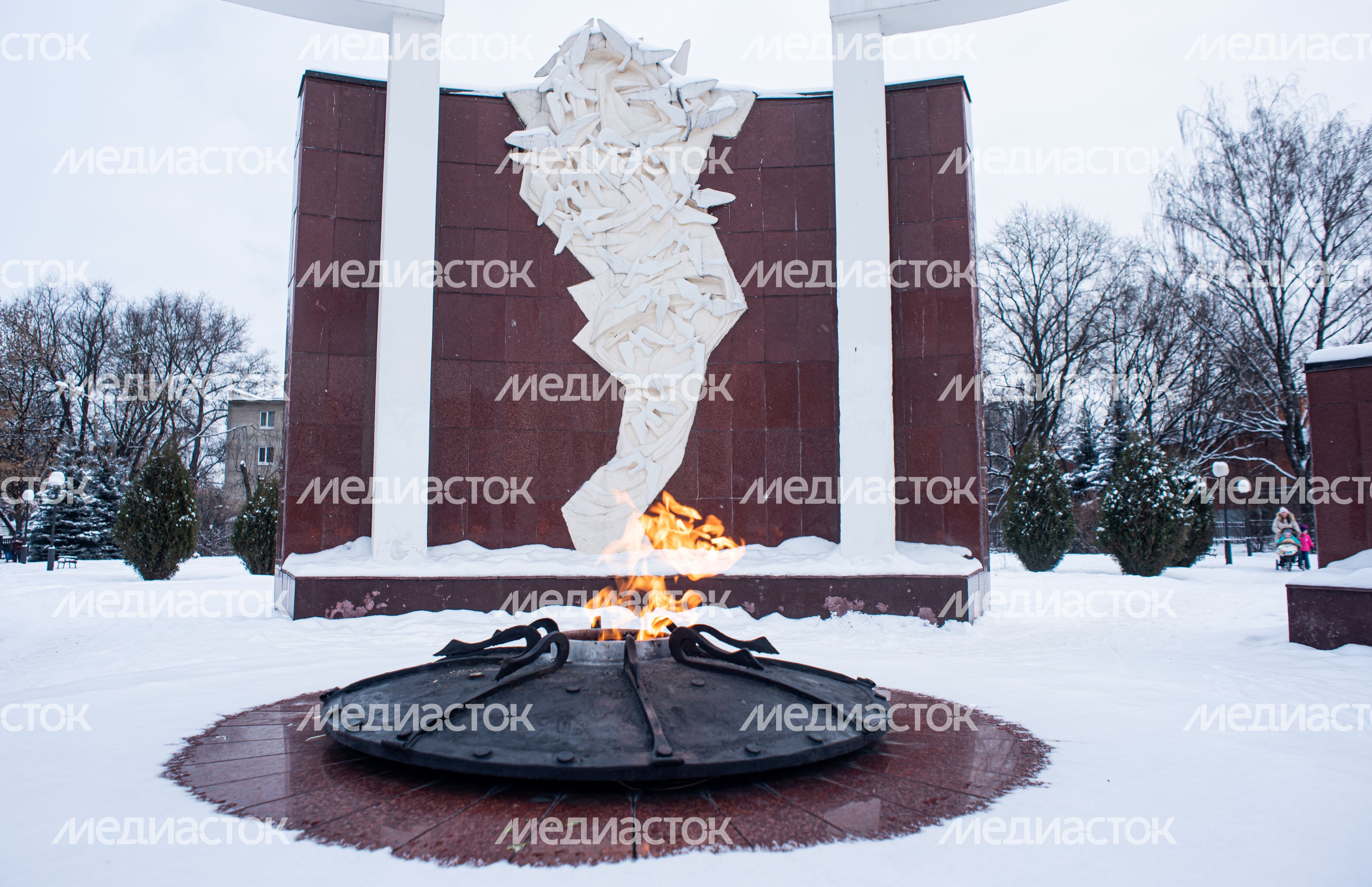 Зимние виды города Щелково