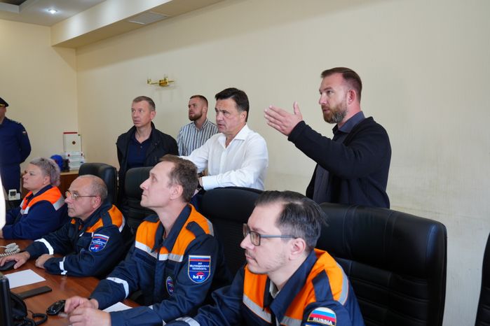 Андрей Воробьев проверил работу диспетчерского центра "Мытищинской теплосети"