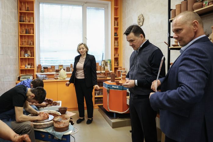 Андрей Воробьев посетил образовательный центр "Созвездие"