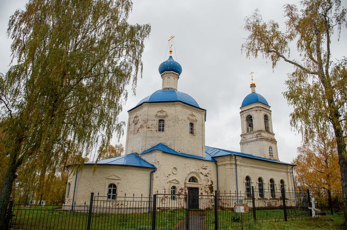Осенние виды села Спас-Дощатый