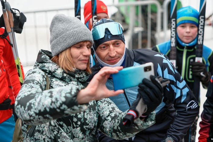 Тренировка для лыжников от Олимпийского чемпиона Александра Легкова в Одинцово